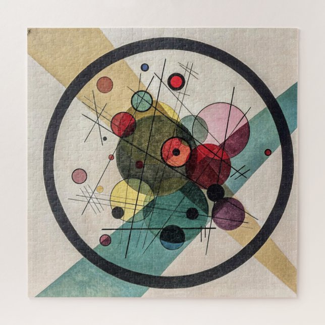 Puzzle Cercles dans un cercle - Kandinsky (Horizontal)