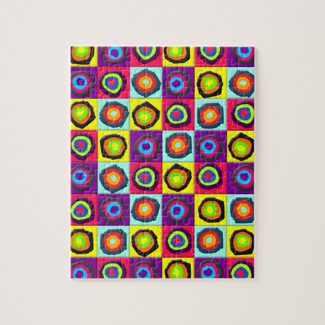 Puzzle cercles motif (Vertical)