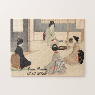 Puzzle Cérémonie de thé japonais Vintage sur mesure Art 5