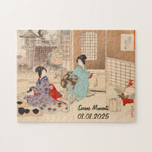 Puzzle Cérémonie japonaise Vintage personnalisée Thé Art 
