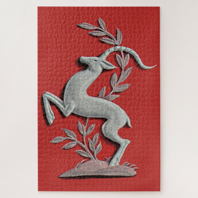 Puzzle cerf d'argent (Vertical)