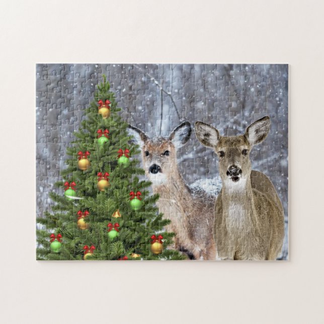 Puzzle Cerf de Noël stimulant (Horizontal)