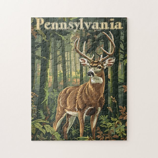 Puzzle Cerf de Pennsylvanie (Vertical)