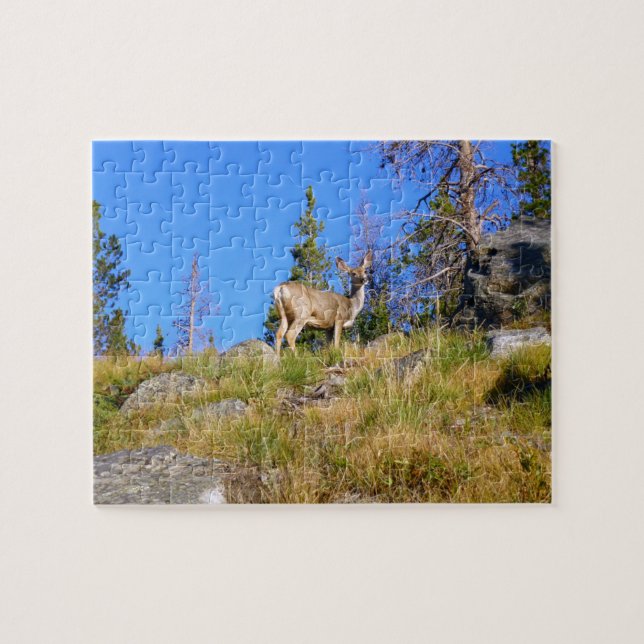 Puzzle Cerf des Montagnes Rocheuses (Horizontal)