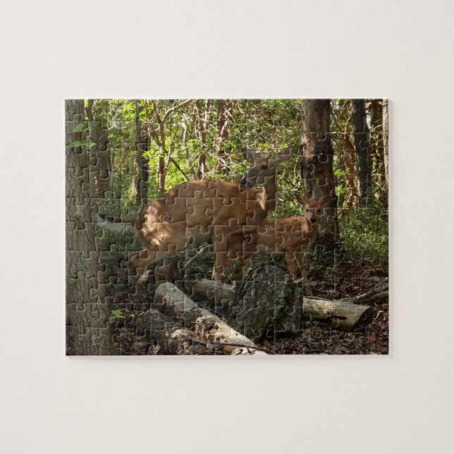 Puzzle Cerf et Biche au Parc National de Shenandoah (Horizontal)