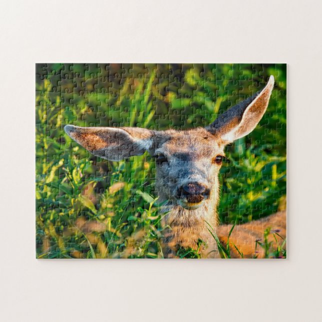 Puzzle Cerf Mule Wyoming . (Horizontal)