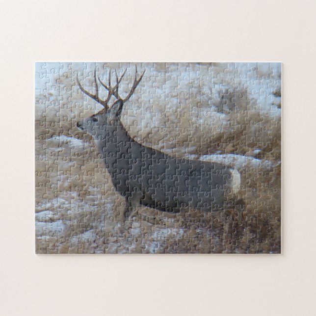 Puzzle Cerf mulet D28 en train de courir (Horizontal)
