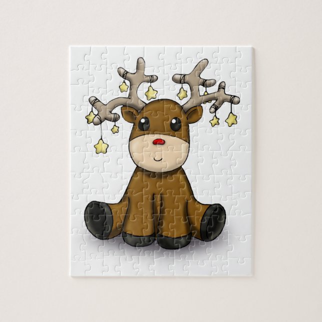 Puzzle Cerfs communs (Vertical)