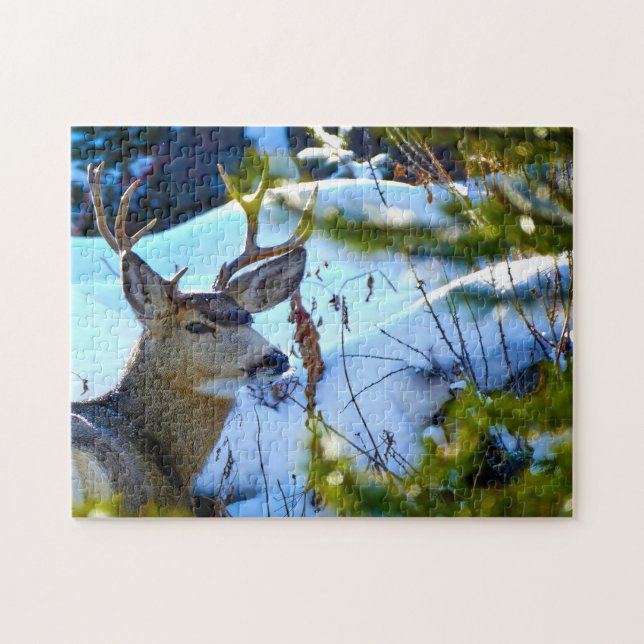 Puzzle Cerfs de Yellowstone. (Horizontal)