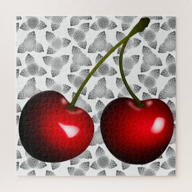 Puzzle Cerises sucrées - Savoureuses - (Vertical)