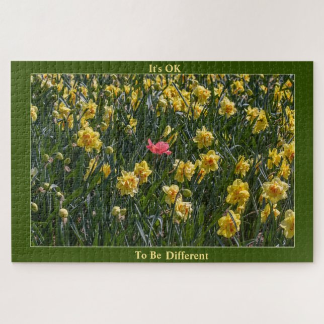 Puzzle C'est bon d'être différentes jonquilles (Horizontal)
