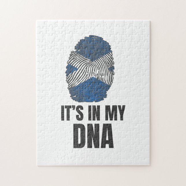 Puzzle C'est dans mon ADN fier d'être de l'Écosse cadeau (Vertical)