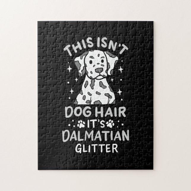Puzzle C'Est La Parties scintillant De Chien Dalmatien (Vertical)