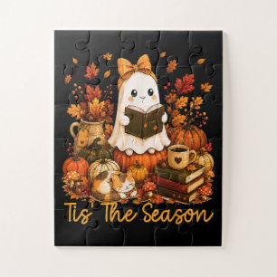 Puzzle C'est la saison Gentil Fantôme Livre d'automne