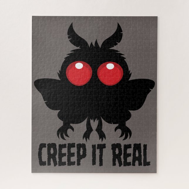 Puzzle C'est réel, l'étrange Mothman, un cryptide mystéri (Vertical)
