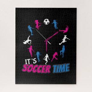 Puzzle C'est Soccer Time Girls Soccer Citation