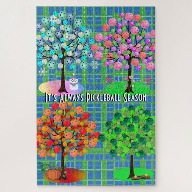 Puzzle C'est toujours la saison du Pickleball - Arbre de  (Vertical)
