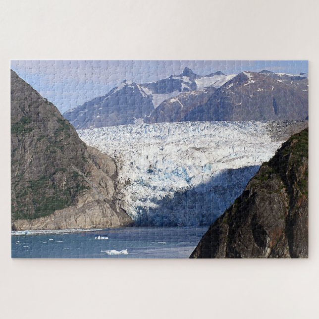 Puzzle C'est un magnifique glacier Alaska (Horizontal)