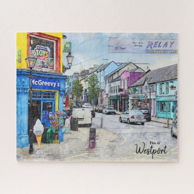 Puzzle C'est Westport-Ireland (Horizontal)