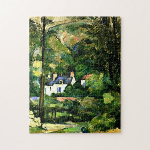 Puzzle Cezanne - Maisons dans la verdure-
