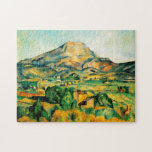 Puzzle Cézanne Mont-Sainte-Victoire<br><div class="desc">Cézanne Mont Sainte-Victoire Peinture à l'huile sur toile de 1895. Paul Cezanne a peint le Mont Saint-Victoire à Aix-en-Provence à plusieurs reprises tout au long de sa carrière. Cette restitution s’achève vers la fin de la vie de l’artiste et témoigne de l’amour profond de Cézanne pour le paysage du sud...</div>