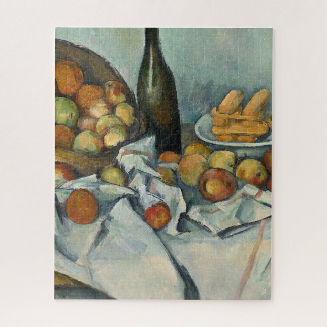 Puzzle Cezanne Panier de Pommes Peinture Impressionniste (Vertical)