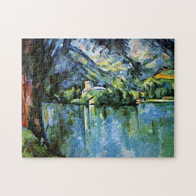 Puzzle Cezanne - The Lac d'Annecy, fine art painting (Horizontal)