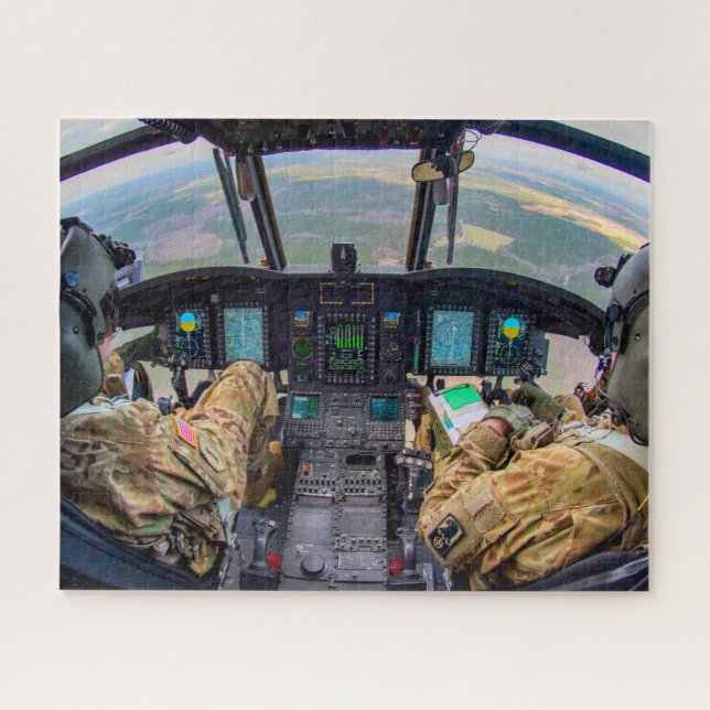 Puzzle CH-47F CHINOOK COCKPIT (16x20 INCH) (Horizontal)