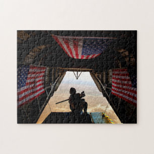Puzzle CH-53E SUPER STALLION - FLAG (11x14 INCH)