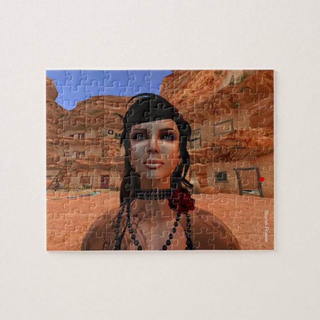 Puzzle Chaco Canyon à Prosperity Path Virtual Ashram (Horizontal)