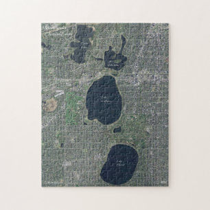 Puzzle Chaîne de Minneapolis de casse-tête de lacs