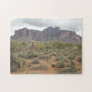 Puzzle Chaîne de montagne de superstition de l'Arizona