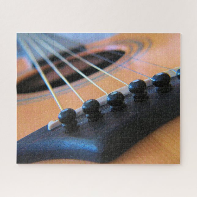 Puzzle Chaînes de guitare - 16x20 - 520 pièces. (Horizontal)