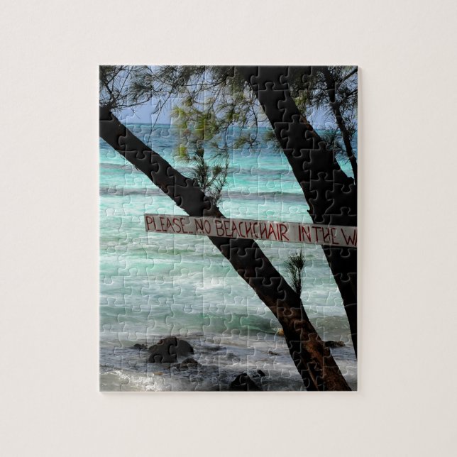 Puzzle Chaises de plage Rum Point Grand Cayman (Vertical)