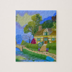 Puzzle Chalet de printemps