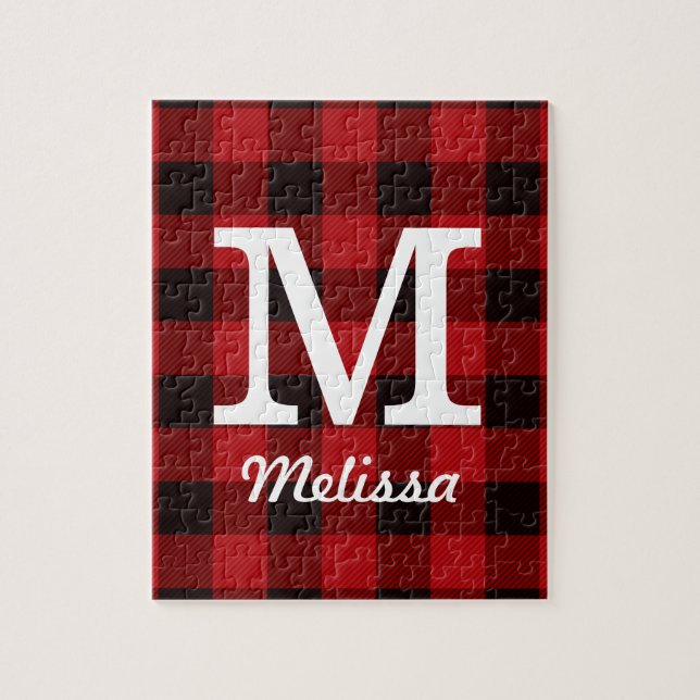 Puzzle Chalet primitif Bison rouge Boeuf plat (Vertical)