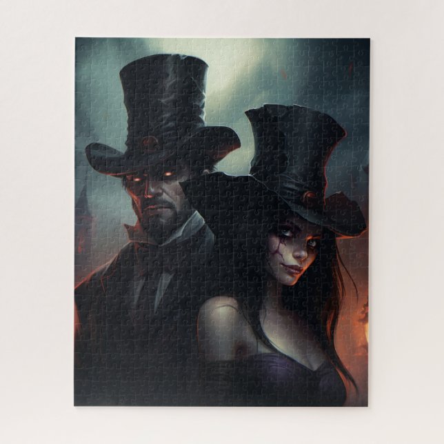 Puzzle Challenging Darkness (Vertical)