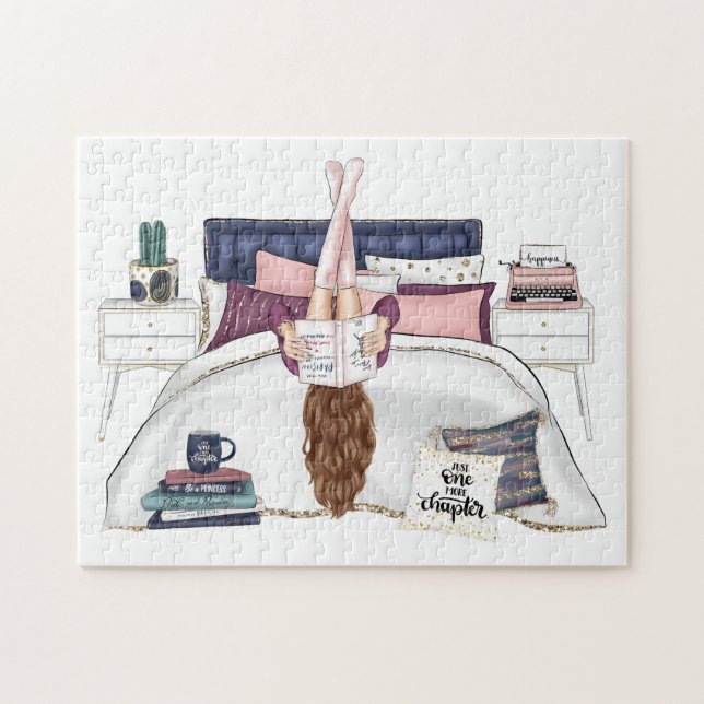 Puzzle Chambre confortable Lecture Scène d'art pour les a (Horizontal)