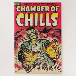 Puzzle Chambres de frissons Vintage Comic Thrills