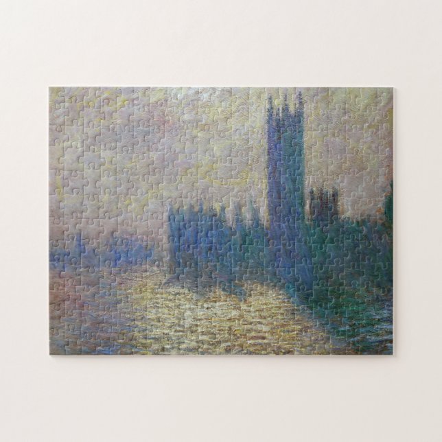 Puzzle Chambres du Parlement (Londres), Monet (Horizontal)
