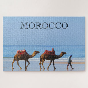Puzzle chameaux de plage du maroc