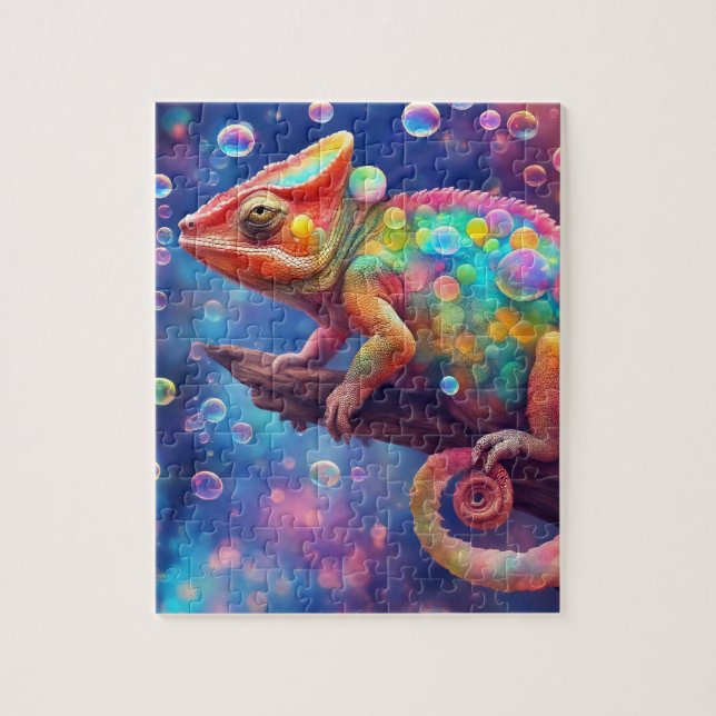 Puzzle Chameleon 2 bulles (Vertical)