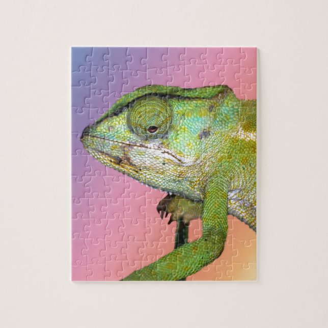 Puzzle Chameleon arc-en-ciel (Vertical)