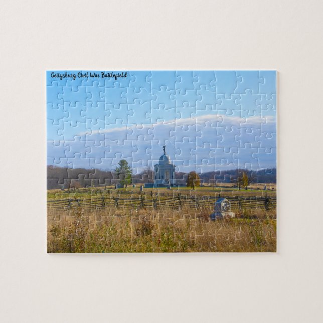 Puzzle Champ de bataille de Gettysburg. (Horizontal)