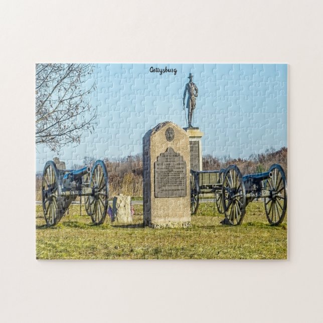Puzzle Champ de bataille de Gettysburg. (Horizontal)