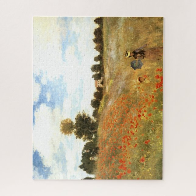 Puzzle "Champ de coquelicots" par Monet Fine Art Jigsaw (Vertical)