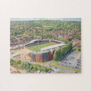 Puzzle Champ de course de Wrexham - Aquarelle