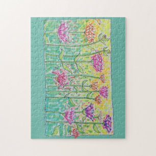 Puzzle Champ de Fleurs