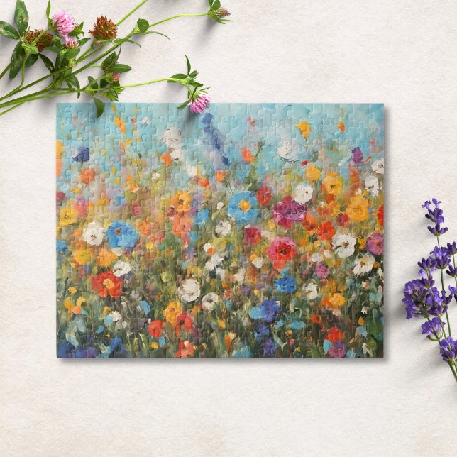 Puzzle Champ de fleurs sauvages (Créateur téléchargé)