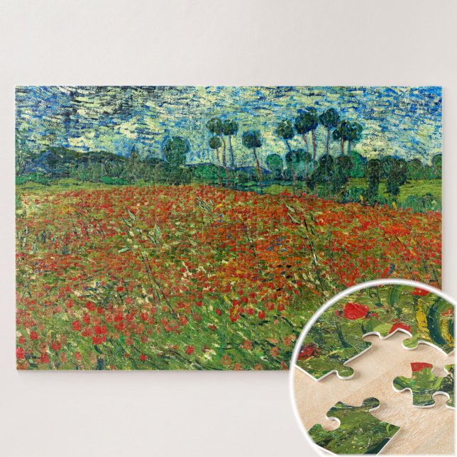 Puzzle Champ de pavot par Vincent Van Gogh (Créateur téléchargé)